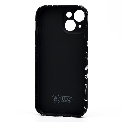 Чехол-накладка для Apple iPhone 15 - (140)  (черный) Luxo Creative
