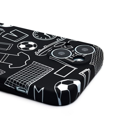 Чехол-накладка для Apple iPhone 15 - (140)  (черный) Luxo Creative