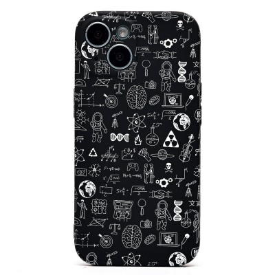 Чехол-накладка для Apple iPhone 15 - (141)  (черный) Luxo Creative