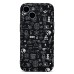 Чехол-накладка для Apple iPhone 15 - (141)  (черный) Luxo Creative