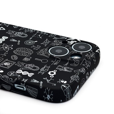 Чехол-накладка для Apple iPhone 15 - (141)  (черный) Luxo Creative