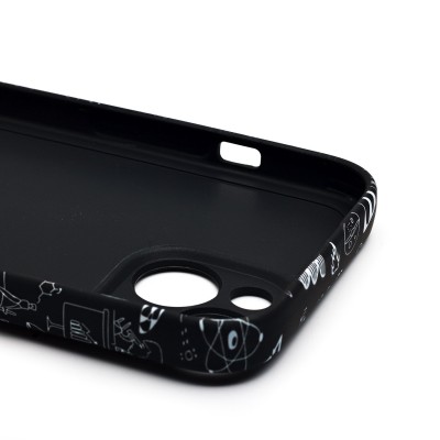 Чехол-накладка для Apple iPhone 15 - (141)  (черный) Luxo Creative