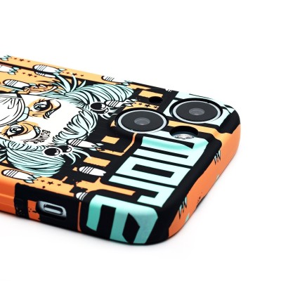 Чехол-накладка для Apple iPhone 15 - (142)  (многоцветный) Luxo Creative