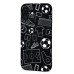 Чехол-накладка для Apple iPhone 16 Plus - (140)  (черный) Luxo Creative