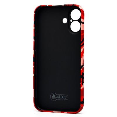 Чехол-накладка для Apple iPhone 16 Plus - (146)  (красный) Luxo Creative