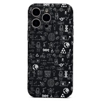 Чехол-накладка для Apple iPhone 16 Pro Max - (141) (черный) Luxo Creative Чехол-накладка для Apple iPhone 16 Pro Max - (141) (черный) Luxo Creative