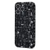 Чехол-накладка для Apple iPhone 16 Pro Max - (141) (черный) Luxo Creative Чехол-накладка для Apple iPhone 16 Pro Max - (141) (черный) Luxo Creative