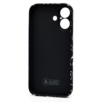Чехол-накладка для Apple iPhone 16 - (140)  (черный) Luxo Creative