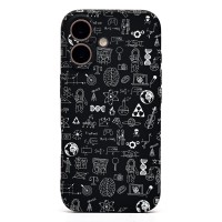 Чехол-накладка для Apple iPhone 16 - (141)  (черный) Luxo Creative