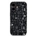 Чехол-накладка для Apple iPhone 16 - (141)  (черный) Luxo Creative