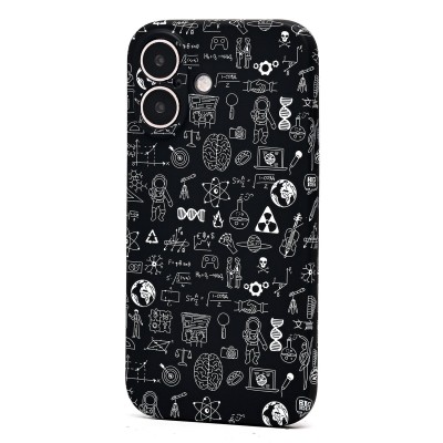 Чехол-накладка для Apple iPhone 16 - (141)  (черный) Luxo Creative