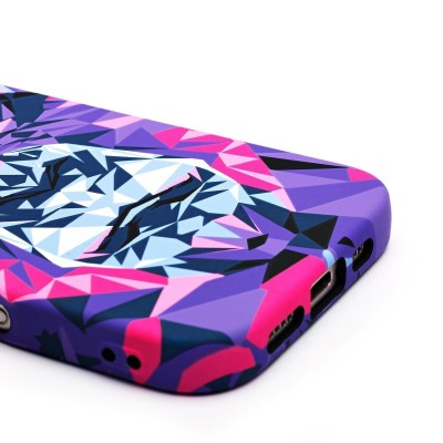 Чехол-накладка для Apple iPhone 16 - (144)  (фиолетовый) Luxo Creative