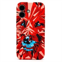 Чехол-накладка для Apple iPhone 16 - (146)  (красный) Luxo Creative