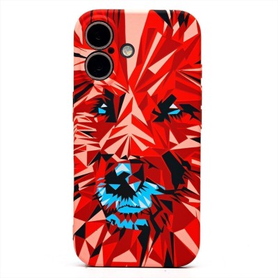 Чехол-накладка для Apple iPhone 16 - (146) (красный) Luxo Creative Чехол-накладка для Apple iPhone 16 - (146) (красный) Luxo Creative