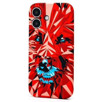 Чехол-накладка для Apple iPhone 16 - (146)  (красный) Luxo Creative