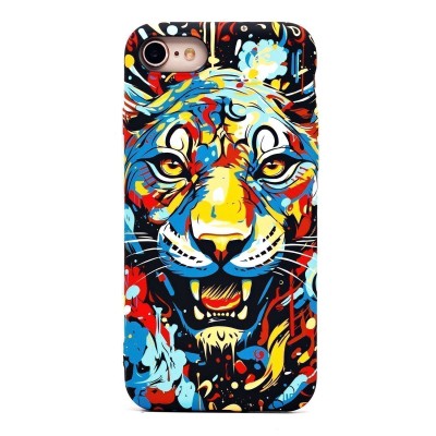 Чехол-накладка для Apple iPhone SE 2022 - (113)  (многоцветный) Luxo Creative