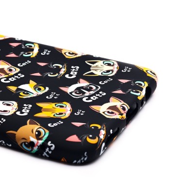 Чехол-накладка для Huawei Honor X7a (094) (черный) Luxo Creative