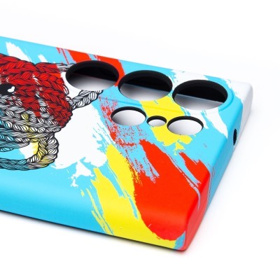 Чехол-накладка для Samsung Galaxy S23 Ultra - (114) (многоцветный) Luxo Creative