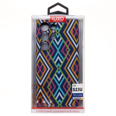 Чехол-накладка для Samsung Galaxy S23 Ultra - (116) (многоцветный) Luxo Creative