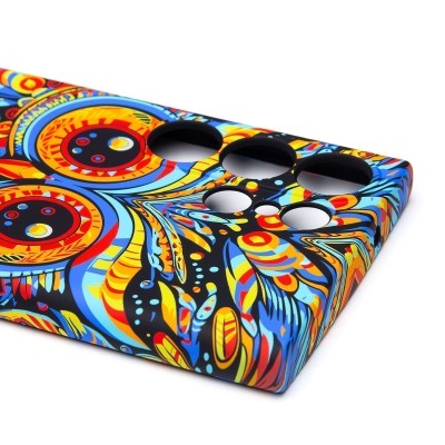 Чехол-накладка для Samsung Galaxy S23 Ultra - (117) (многоцветный) Luxo Creative