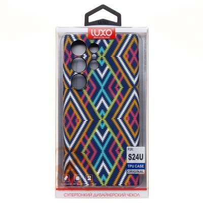 Чехол-накладка для Samsung Galaxy S24 Ultra - (116) (многоцветный) Luxo Creative