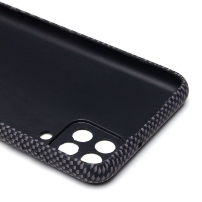 Чехол-накладка для Samsung Galaxy A12  (серый) Luxo Creative (133)