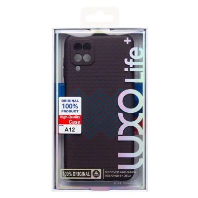 Чехол-накладка для Samsung Galaxy A12  (темно-синий) Luxo Creative (134)