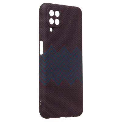 Чехол-накладка для Samsung Galaxy A12  (темно-синий) Luxo Creative (134)