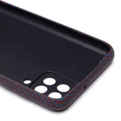 Чехол-накладка для Samsung Galaxy A12  (темно-синий) Luxo Creative (134)