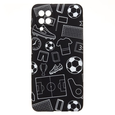 Чехол-накладка для Samsung Galaxy A12  (черный) Luxo Creative (140)