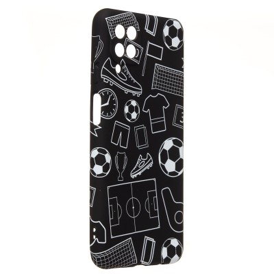 Чехол-накладка для Samsung Galaxy A12  (черный) Luxo Creative (140)