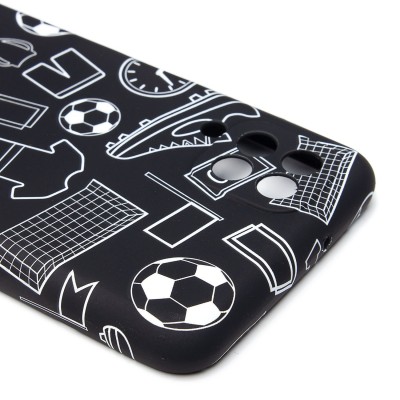 Чехол-накладка для Samsung Galaxy A12  (черный) Luxo Creative (140)