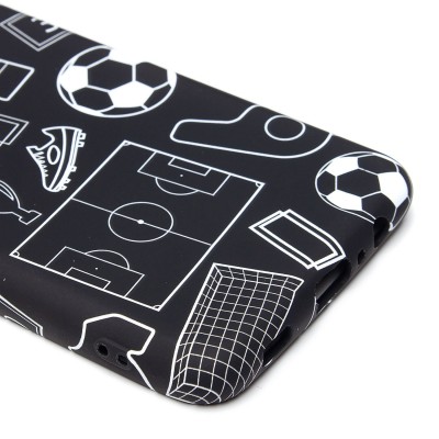 Чехол-накладка для Samsung Galaxy A12  (черный) Luxo Creative (140)