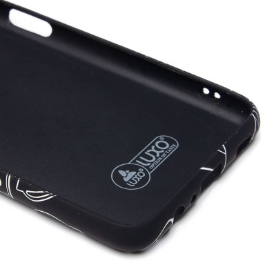 Чехол-накладка для Samsung Galaxy A12  (черный) Luxo Creative (140)