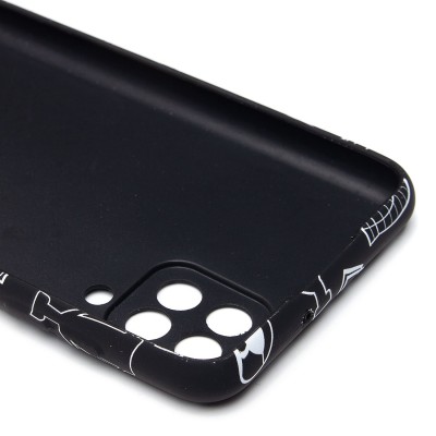 Чехол-накладка для Samsung Galaxy A12  (черный) Luxo Creative (140)