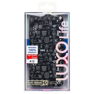 Чехол-накладка для Samsung Galaxy A12  (черный) Luxo Creative (141)