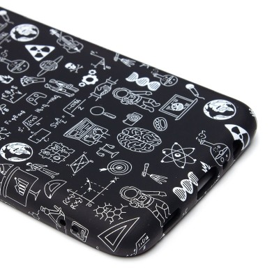 Чехол-накладка для Samsung Galaxy A12  (черный) Luxo Creative (141)