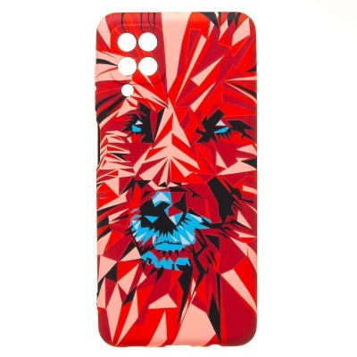 Чехол-накладка для Samsung Galaxy A12 - (146 ) (красный) Luxo Creative