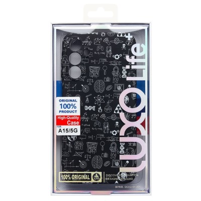 Чехол-накладка для Samsung Galaxy A15 5G - (141) (черный) Luxo Creative Чехол-накладка для Samsung Galaxy A15 5G - (141) (черный) Luxo Creative