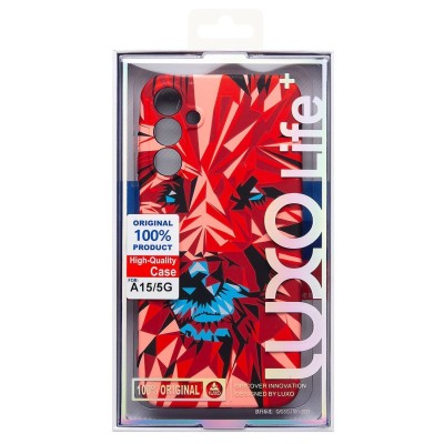 Чехол-накладка для Samsung Galaxy A15 5G - (146) (красный) Luxo Creative Чехол-накладка для Samsung Galaxy A15 5G - (146) (красный) Luxo Creative