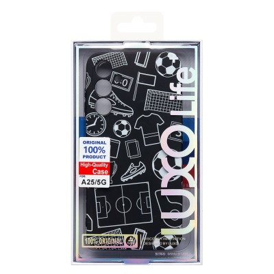 Чехол-накладка для Samsung Galaxy A25 5G - (140)  (черный) Luxo Creative