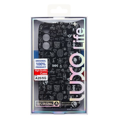 Чехол-накладка для Samsung Galaxy A25 5G - (141)  (черный) Luxo Creative