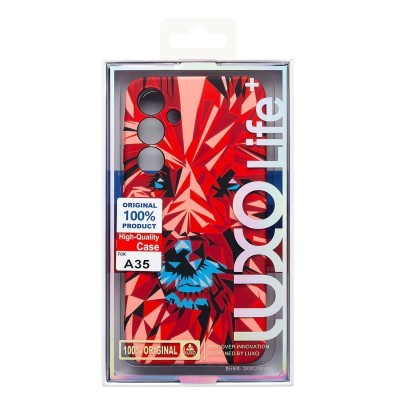 Чехол-накладка для Samsung Galaxy A35 - (146)  (красный) Luxo Creative