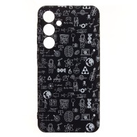 Чехол-накладка для Samsung Galaxy A55 - (141) (черный) Luxo Creative Чехол-накладка для Samsung Galaxy A55 - (141) (черный) Luxo Creative