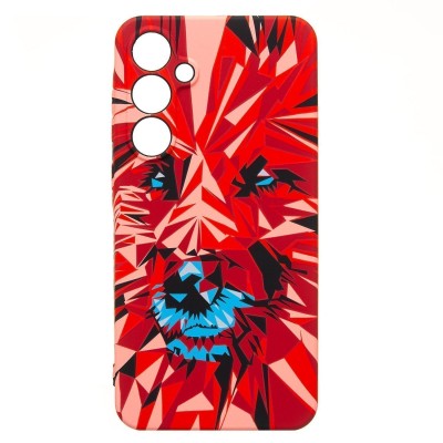 Чехол-накладка для Samsung Galaxy A55 - (146)  (красный) Luxo Creative