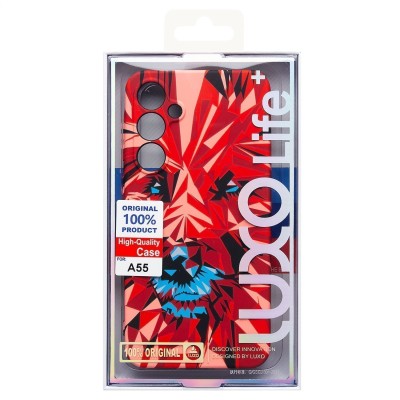 Чехол-накладка для Samsung Galaxy A55 - (146) (красный) Luxo Creative Чехол-накладка для Samsung Galaxy A55 - (146) (красный) Luxo Creative