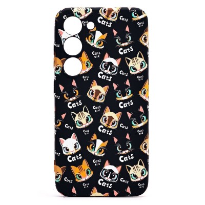 Чехол-накладка для Samsung Galaxy S23 - (94)  (черный) Luxo Creative