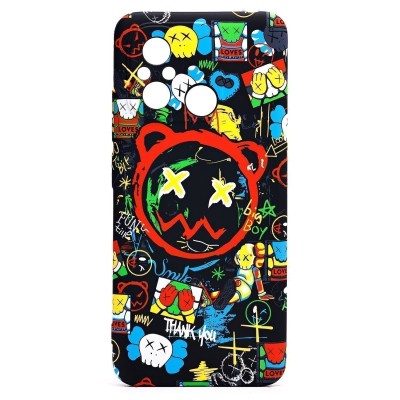 Чехол-накладка для Xiaomi Poco C55 - (105)  (черный) Luxo Creative