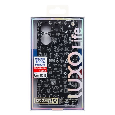 Чехол-накладка для Xiaomi Redmi 13C 4G - (141)  (черный) Luxo Creative