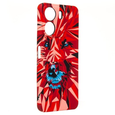 Чехол-накладка для Xiaomi Redmi 13C 4G - (146)  (красный) Luxo Creative